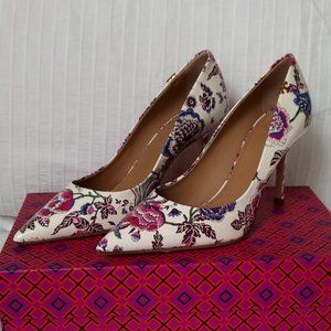 Tory Burch Penelope Floral Pumps sz 7